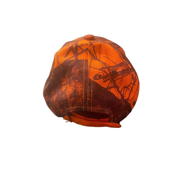 Mossy Oak Men's Safety Orange Hunting Hat Cap Adjustable Casual by Outdoor Cap - Picture 4 of 8